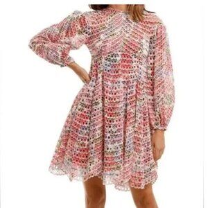 ZIMMERMANN Eyelet Lace Dress. Size XS
